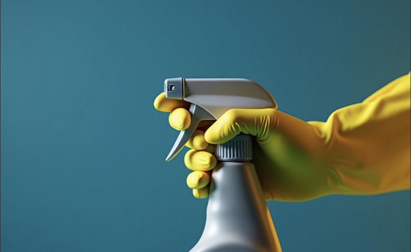 Eco-conscious cleaning in action